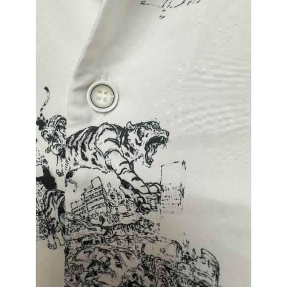 SuperM X Kim Junggi Tiger Inside Art Print Shirt Jung Gi RARE size M - Picture 7 of 12